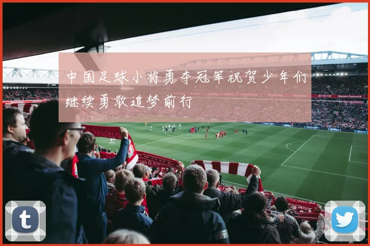 中国足球小将勇夺冠军祝贺少年们继续勇敢追梦前行